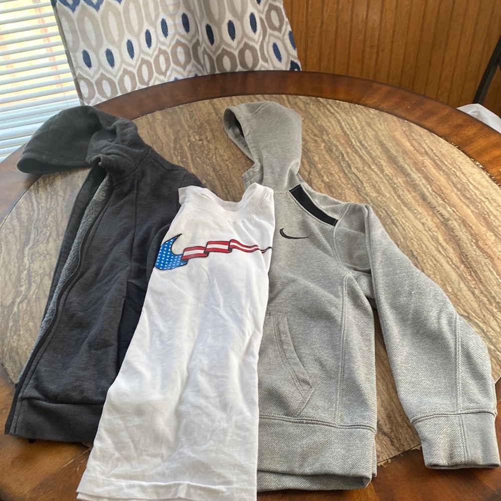 Nike zip up and T shirt with All in motion zip up!